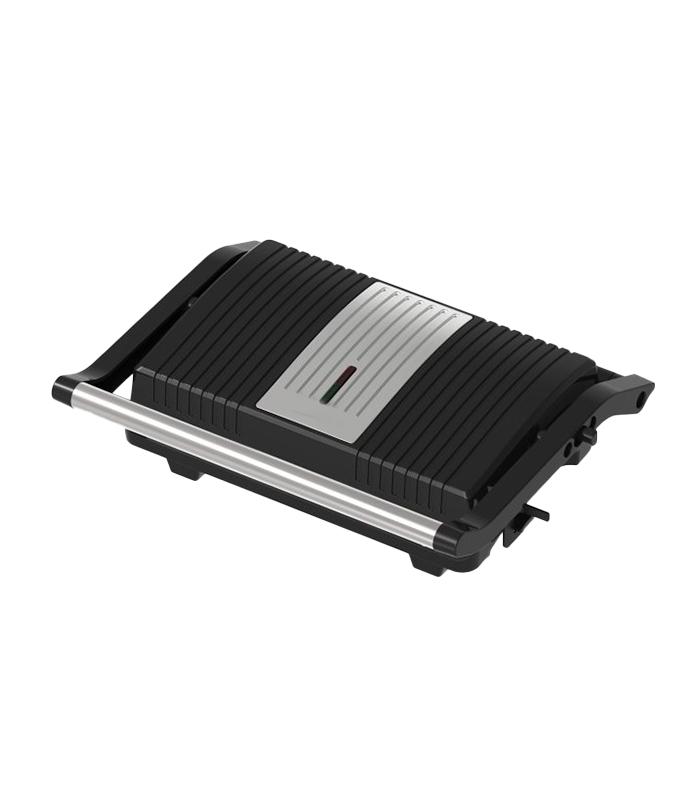 180 graders öppning Löstagbar tallrik Kontaktgrill Smörgåsmaskin Elektrisk Stor storlek Kontakt Panini Press Grill