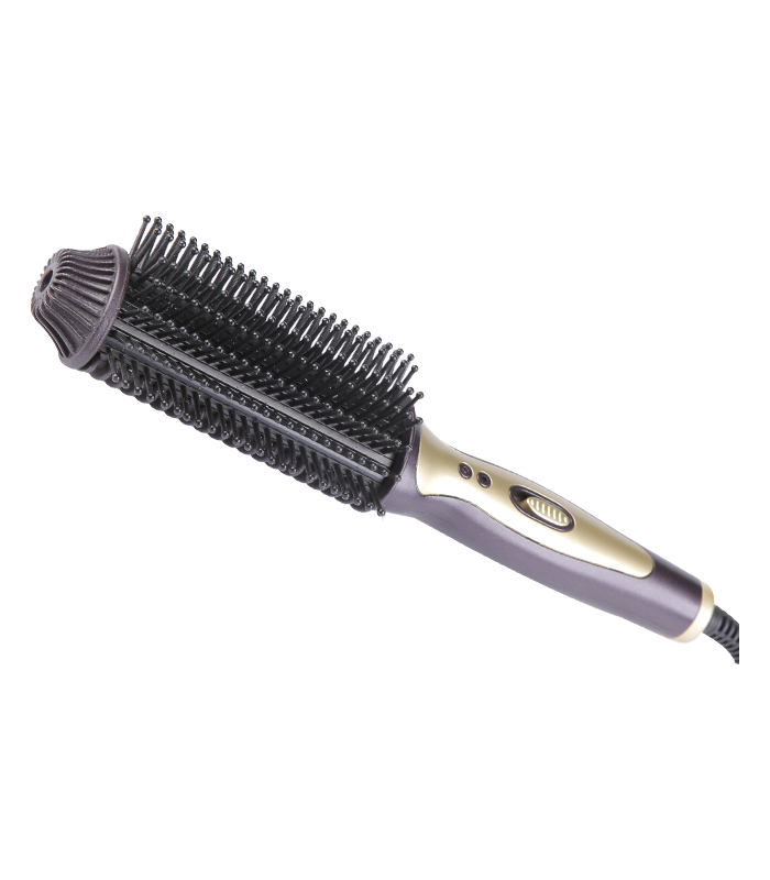 Elektrisk Hot Comb keramisk beläggning Håruträtningsborste ZR-070B